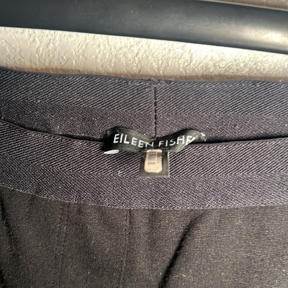 Eileen Fisher Black Pull On Pant - Picture 3 of 11